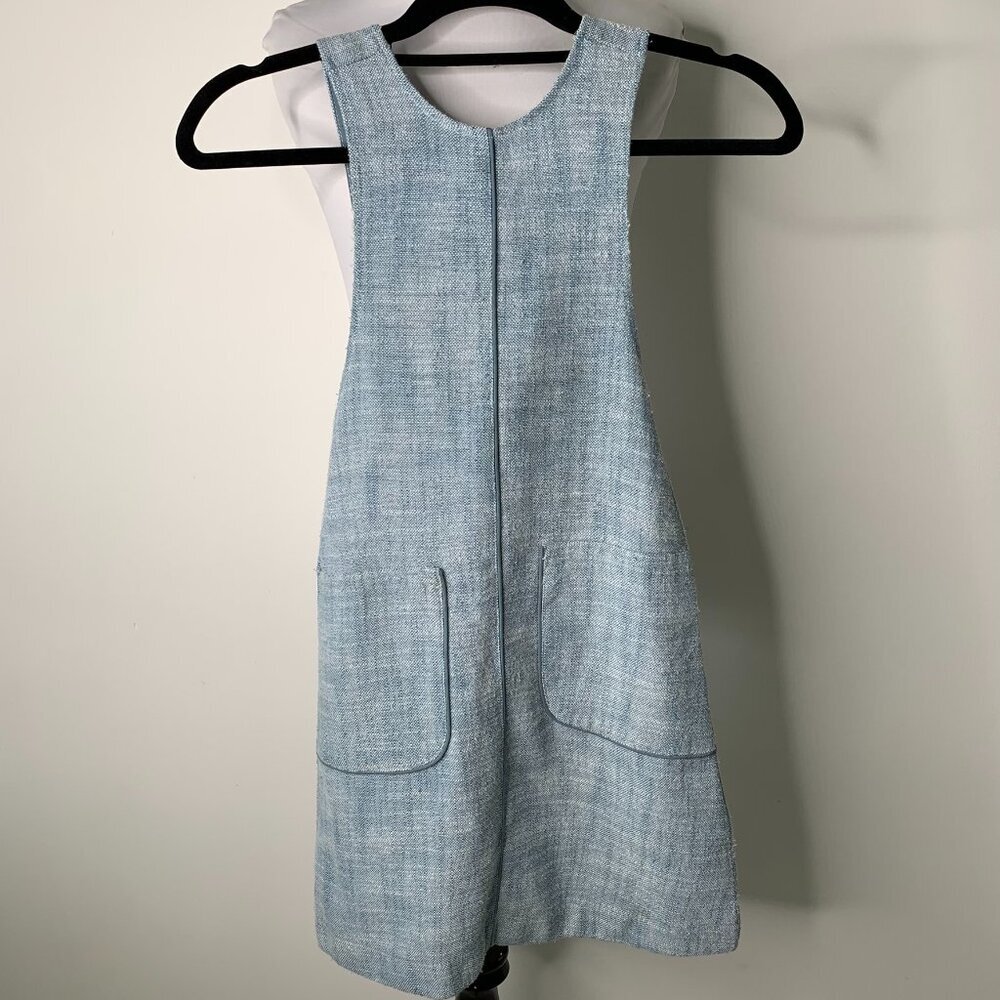 Kidichic Girls Blue Sleeveless Dress with Bows Size 10 Years